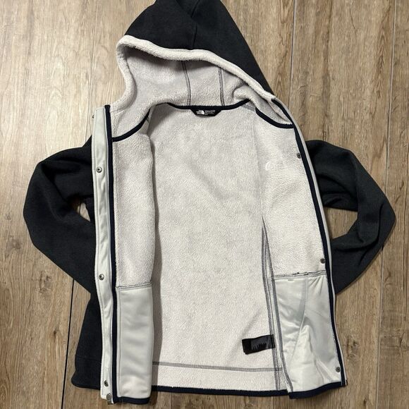 The North Face Jacket Womens Banderitas‎  Hooded Fleece Lined Full Zip Womens M - Picture 5 of 13